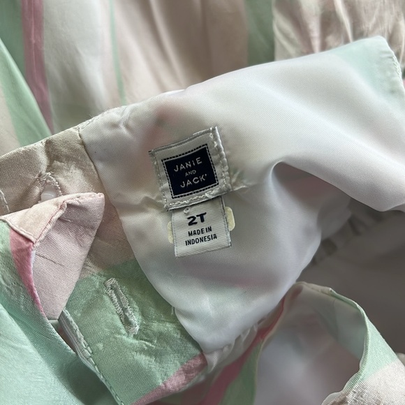 Janie and jack spring plaid silk dress - Picture 8 of 9